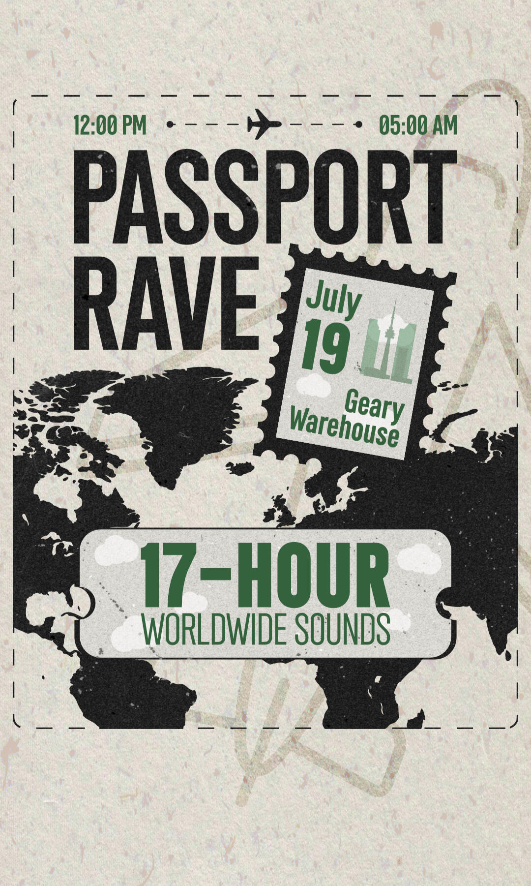 Passport Rave: 17-Hour Rave